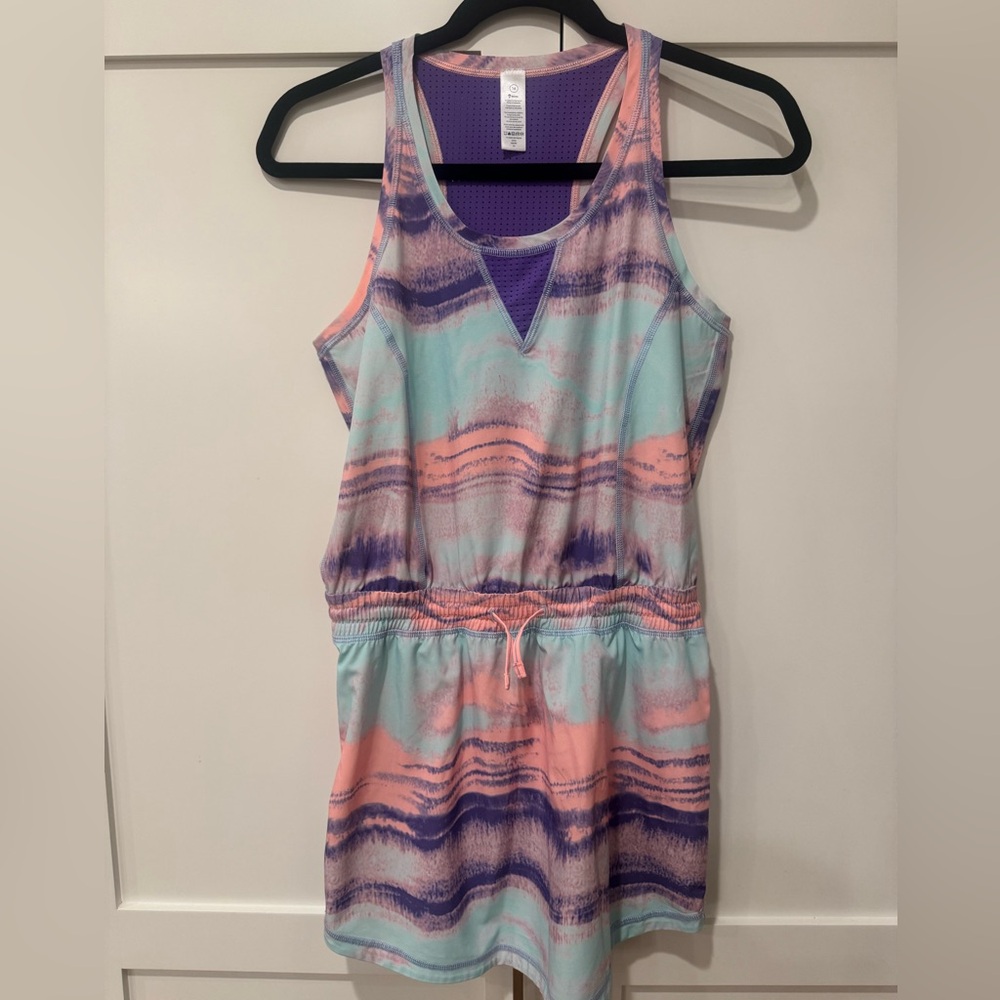 Ivivva Purple, Pink and Blue Girls Dress/Romper size 14 NWOT